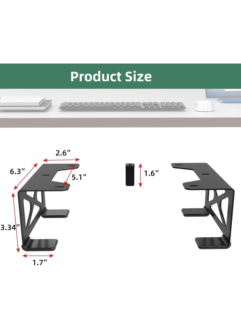 Under Desk Storage Mount - Universal Metal Holder for Xbox Series S, Xbox One S/X, Xbox 360 & Mini PCs - Image 4